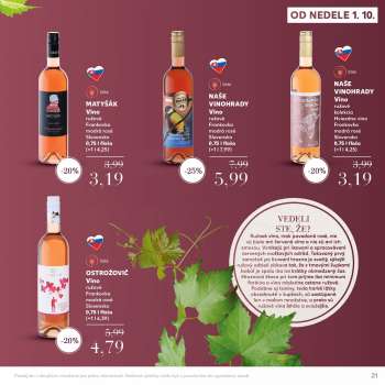 thumbnail - NAŠE VINOHRADY Víno ružové kolekcia Hviezdne víno Frankovka modrá rosé Slovensko 0,75 l fľaša (=1 l 4,25)