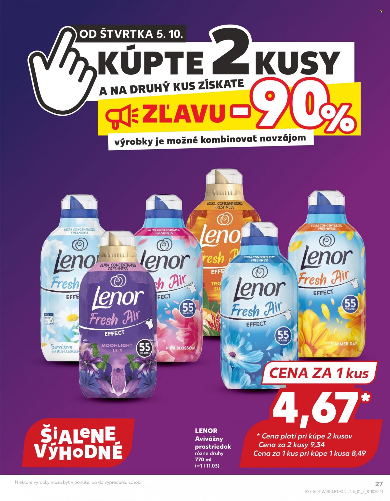 Leták Kaufland - 5.10.2023 - 11.10.2023. Strana 27