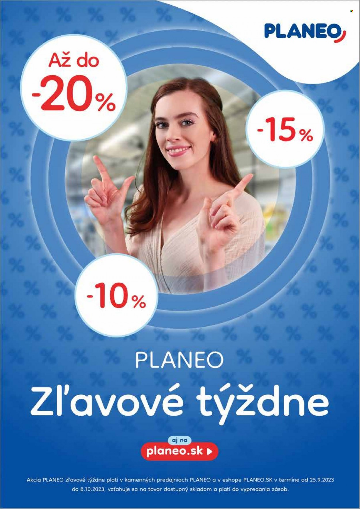 Leták PLANEO Elektro - 25.8.2023 - 8.10.2023. Strana 1