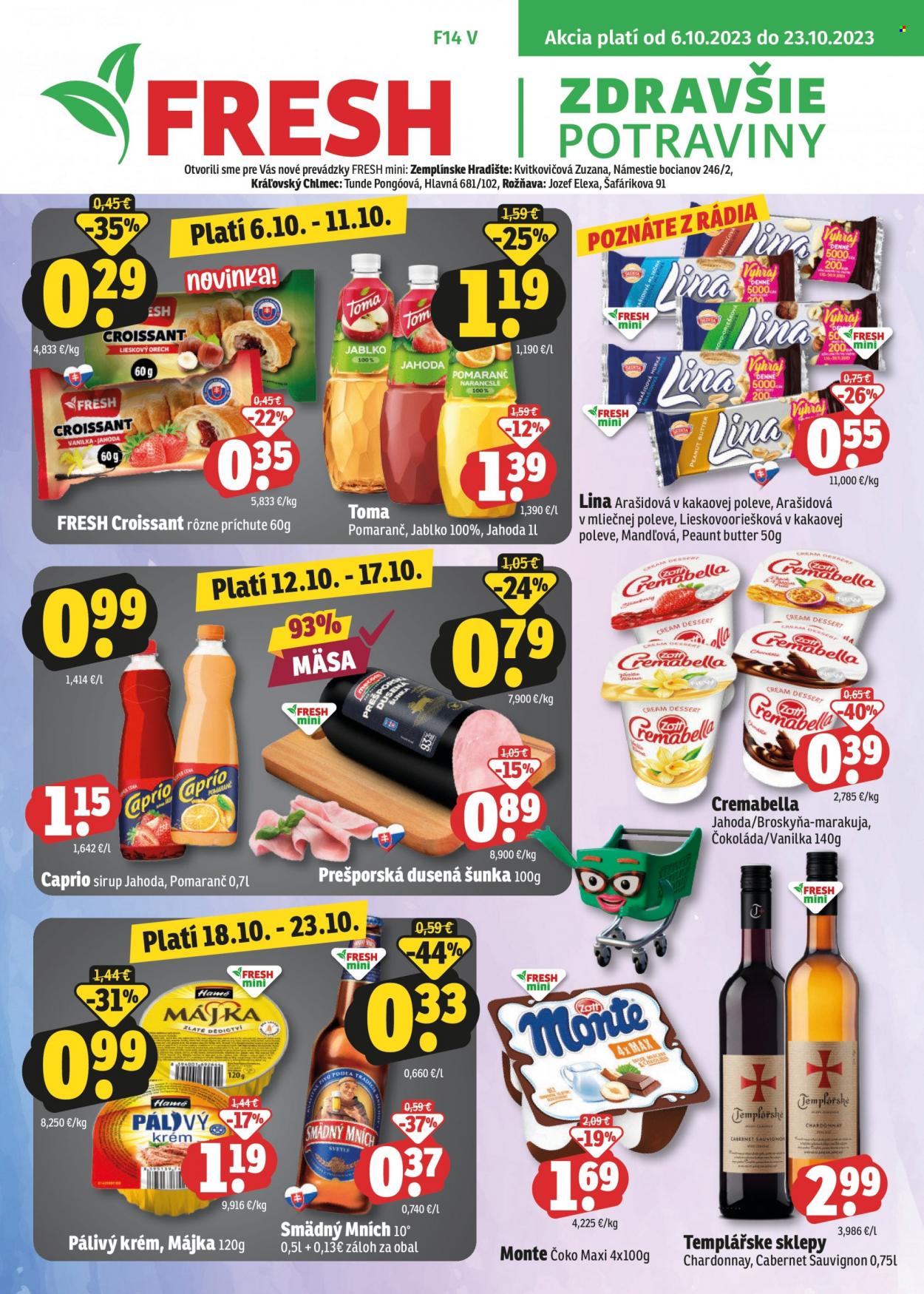 Leták FRESH - 6.10.2023 - 23.10.2023. Strana 1