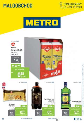 Leták Metro - 11.10.2023 - 24.10.2023.