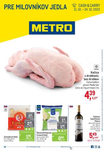 Leták Metro - 11.10.2023 - 24.10.2023.