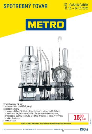 Leták Metro - 11.10.2023 - 24.10.2023.