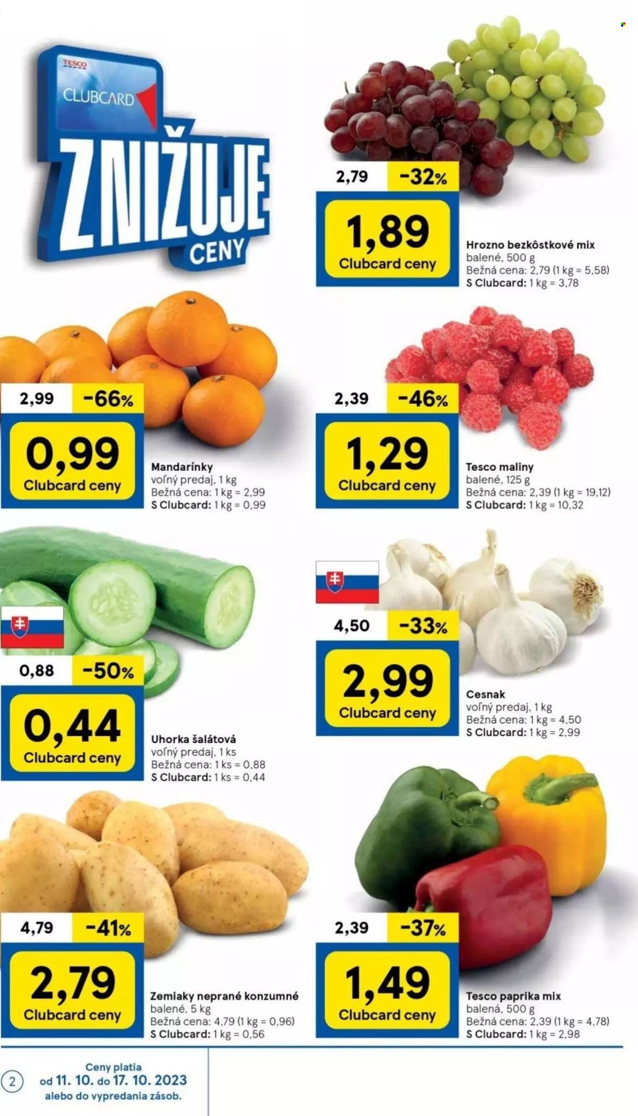 Leták TESCO - 11.10.2023 - 17.10.2023. Strana 2