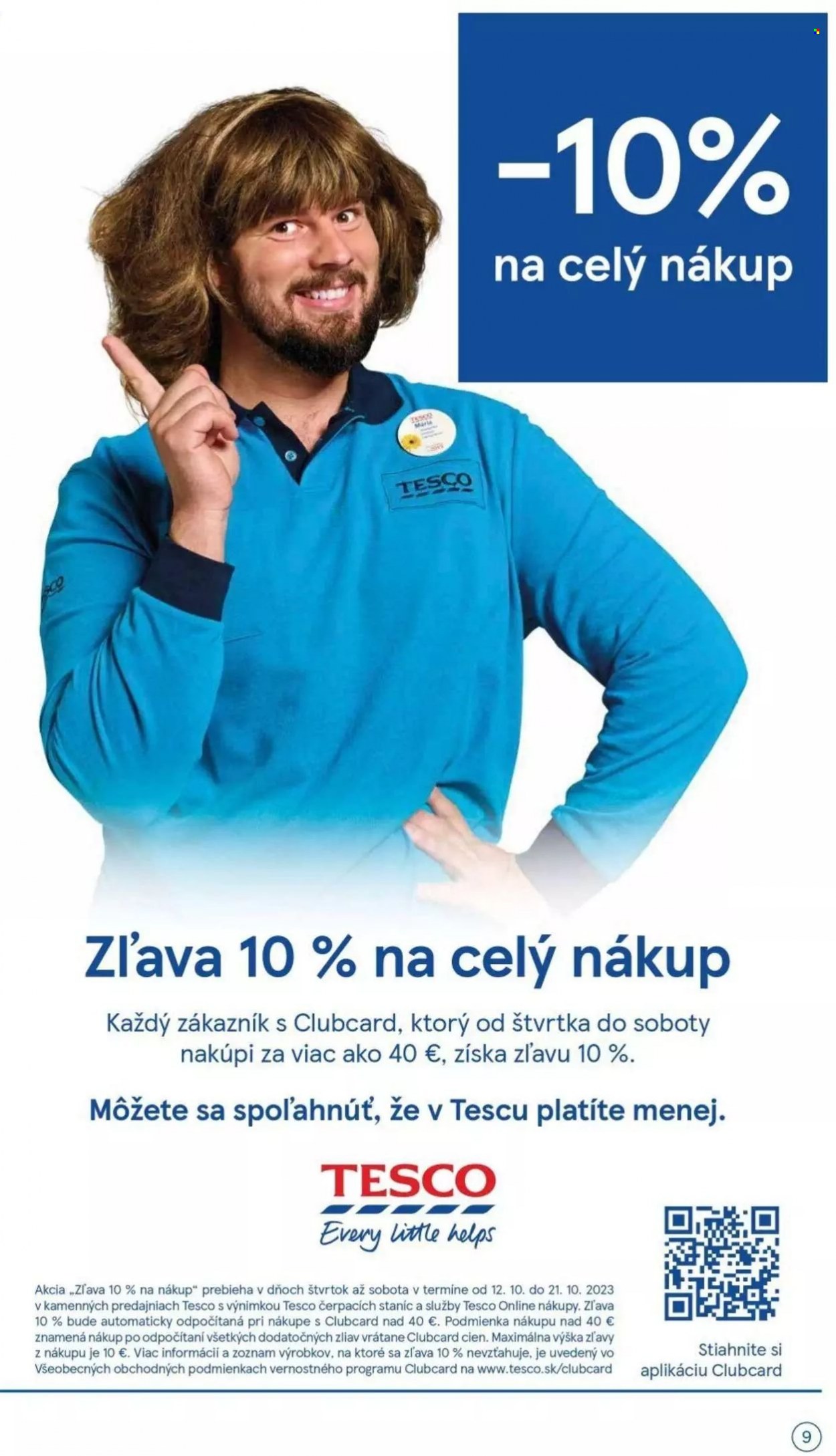 Leták TESCO - 11.10.2023 - 17.10.2023. Strana 9