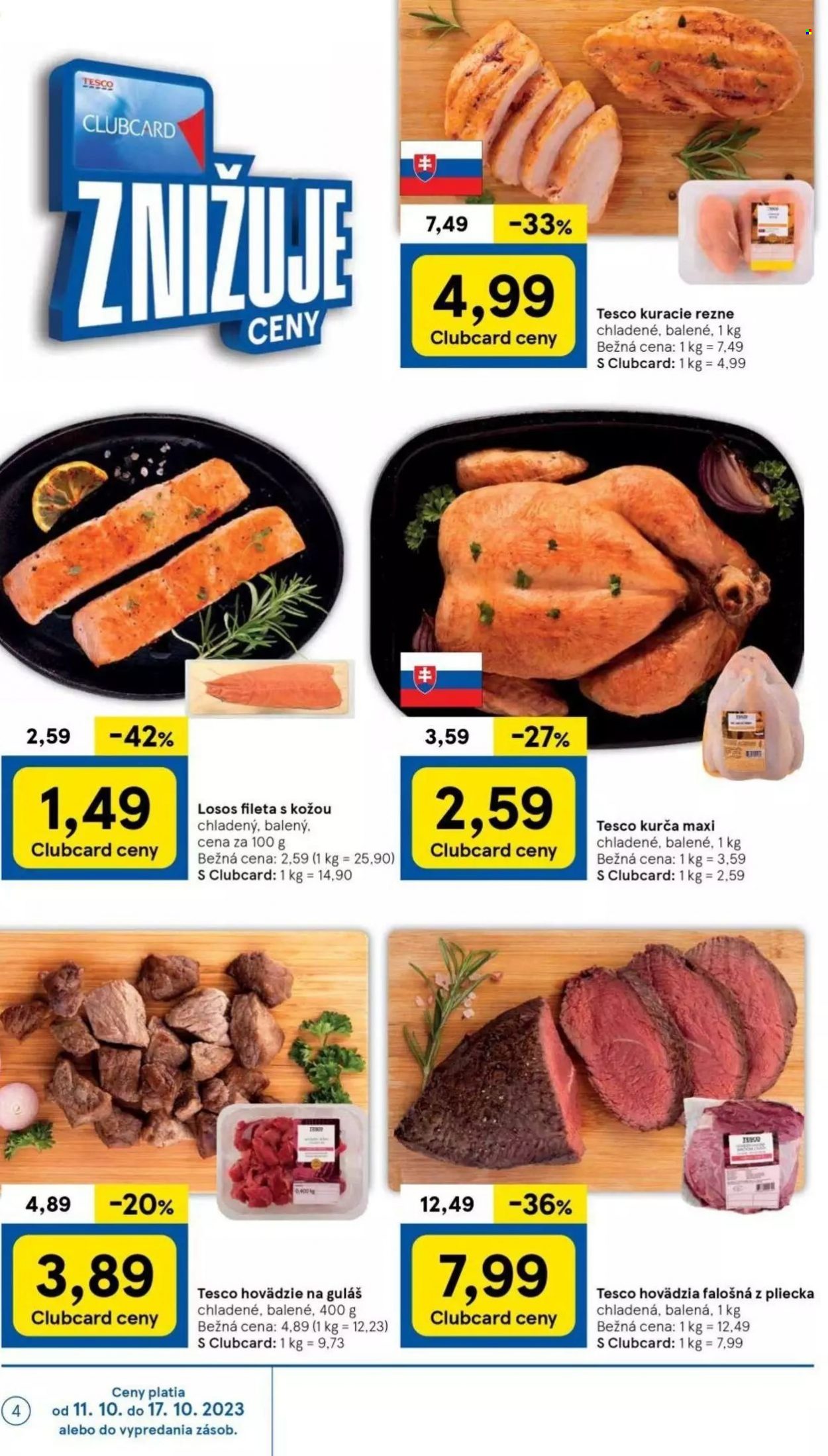 Leták TESCO supermarket - 11.10.2023 - 17.10.2023. Strana 4