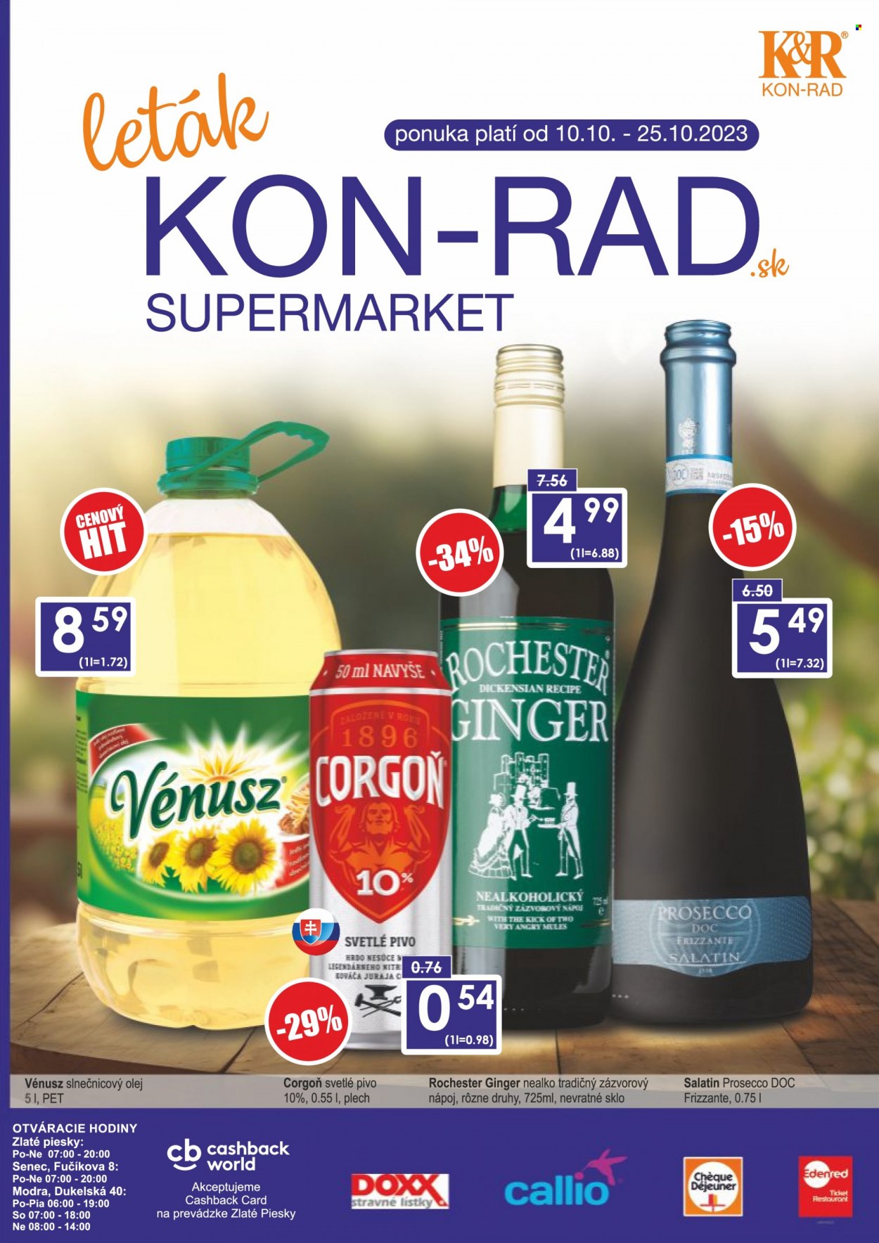 Leták KON-RAD - 10.10.2023 - 25.10.2023. Strana 1