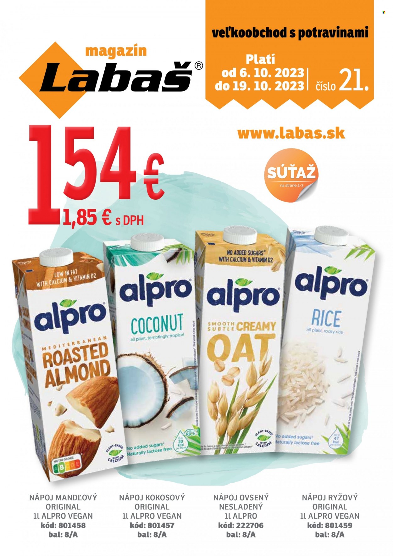 Leták Labaš - 6.10.2023 - 19.10.2023. Strana 1