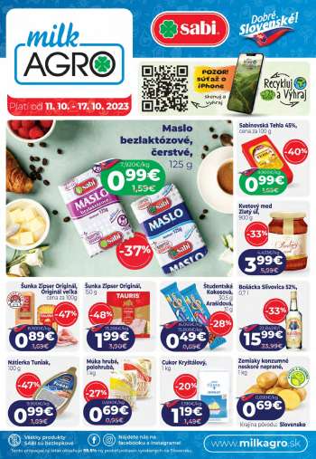 Leták Milk AGRO - 11.10.2023 - 17.10.2023.