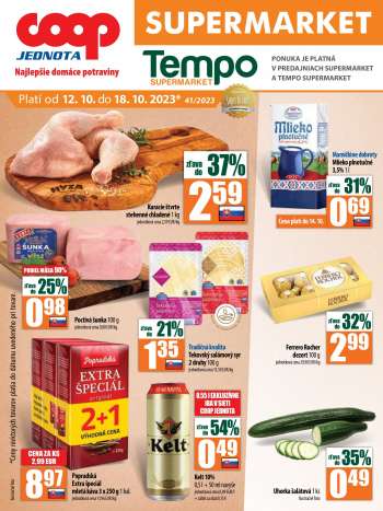 Leták COOP Jednota - 12.10.2023 - 18.10.2023.