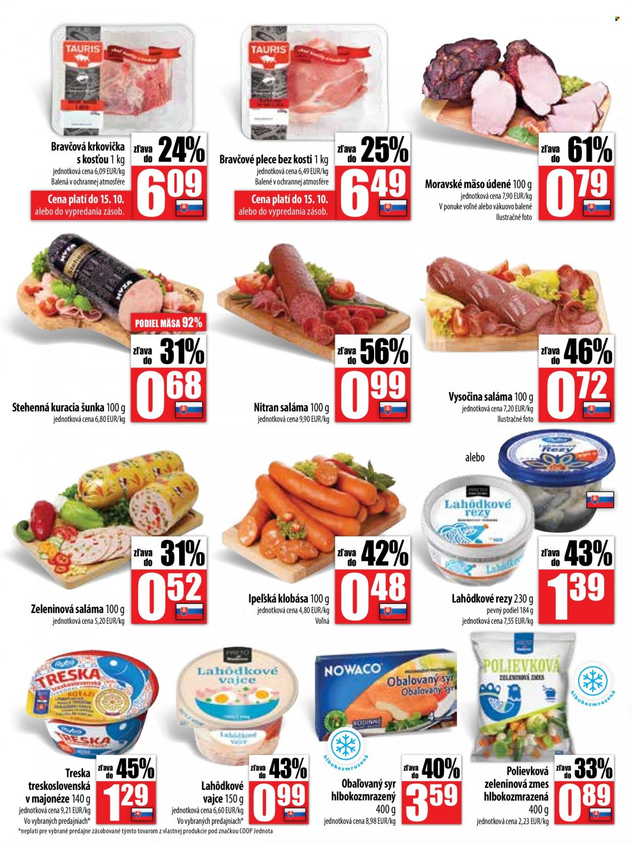 Leták COOP Jednota - 12.10.2023 - 25.10.2023. Strana 2