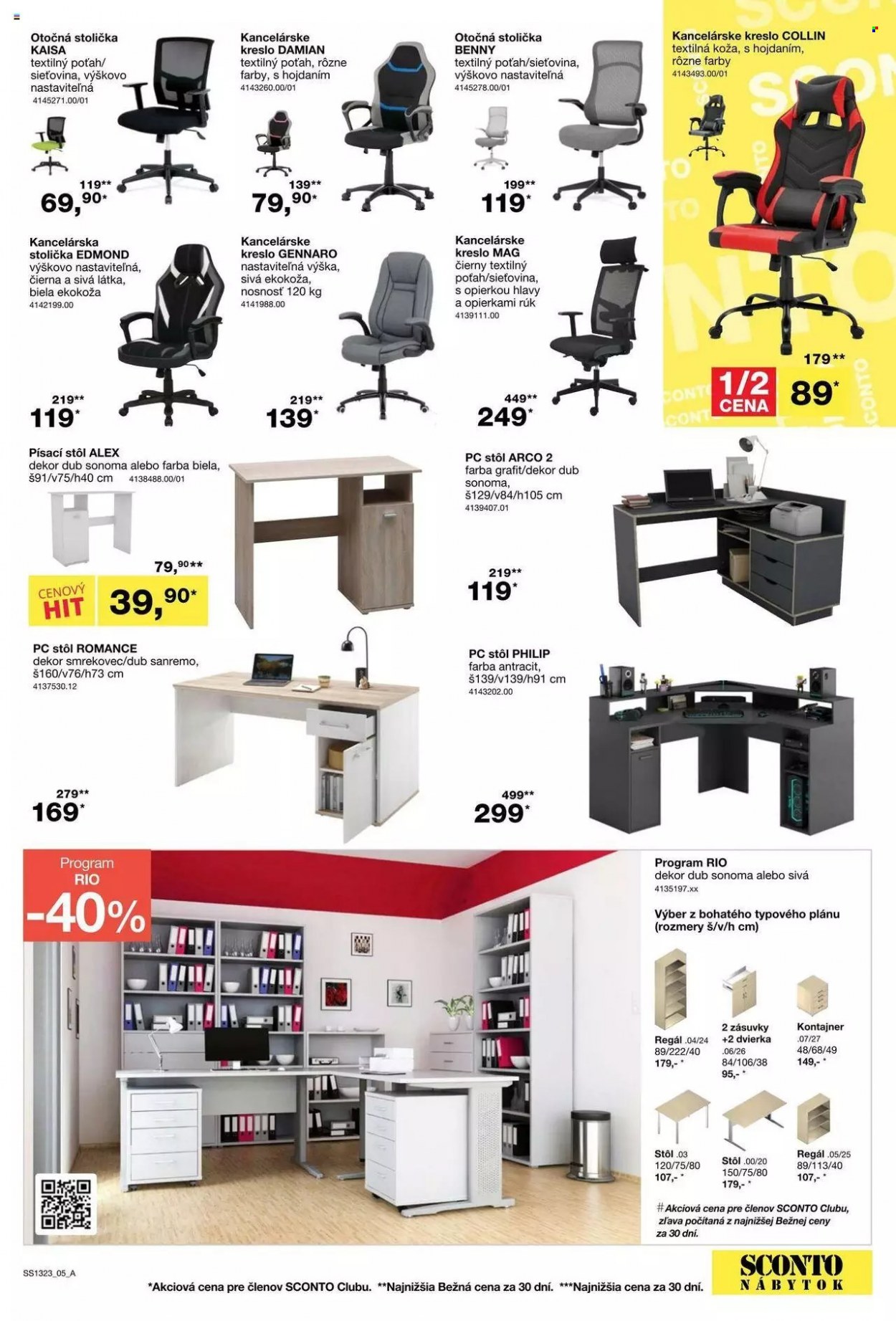 Leták Sconto nábytok - 11.10.2023 - 31.10.2023. Strana 5
