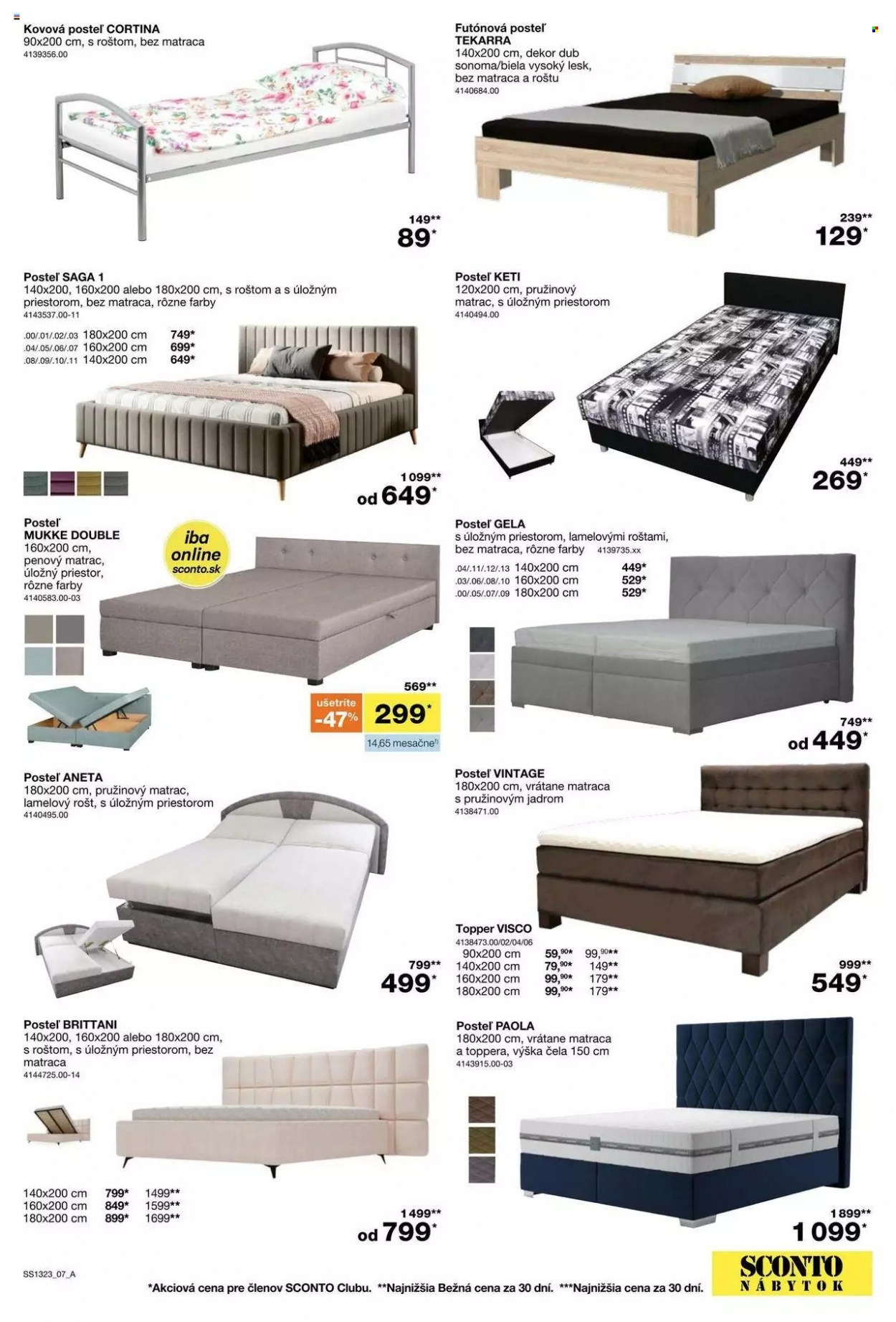Leták Sconto nábytok - 11.10.2023 - 31.10.2023. Strana 7