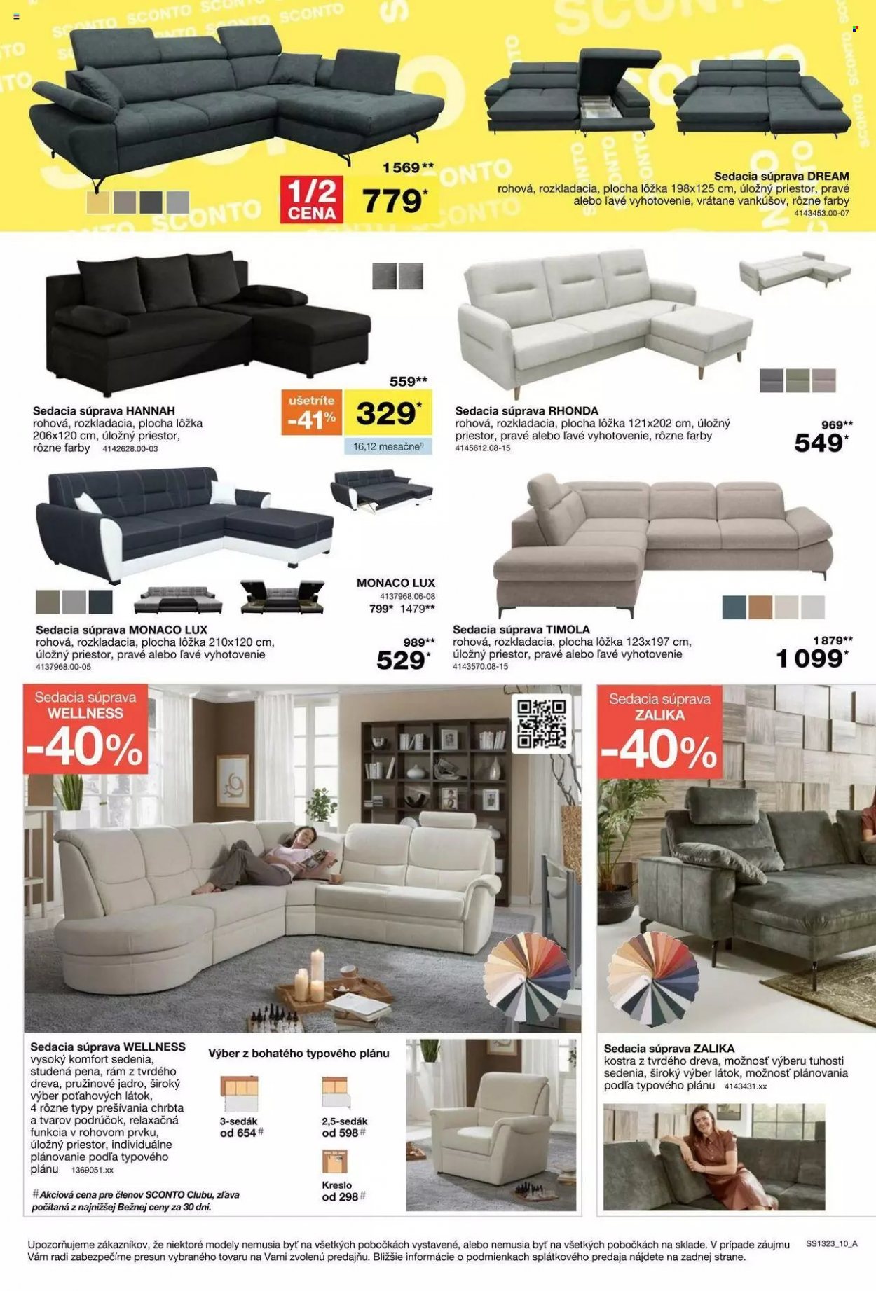 Leták Sconto nábytok - 11.10.2023 - 31.10.2023. Strana 10