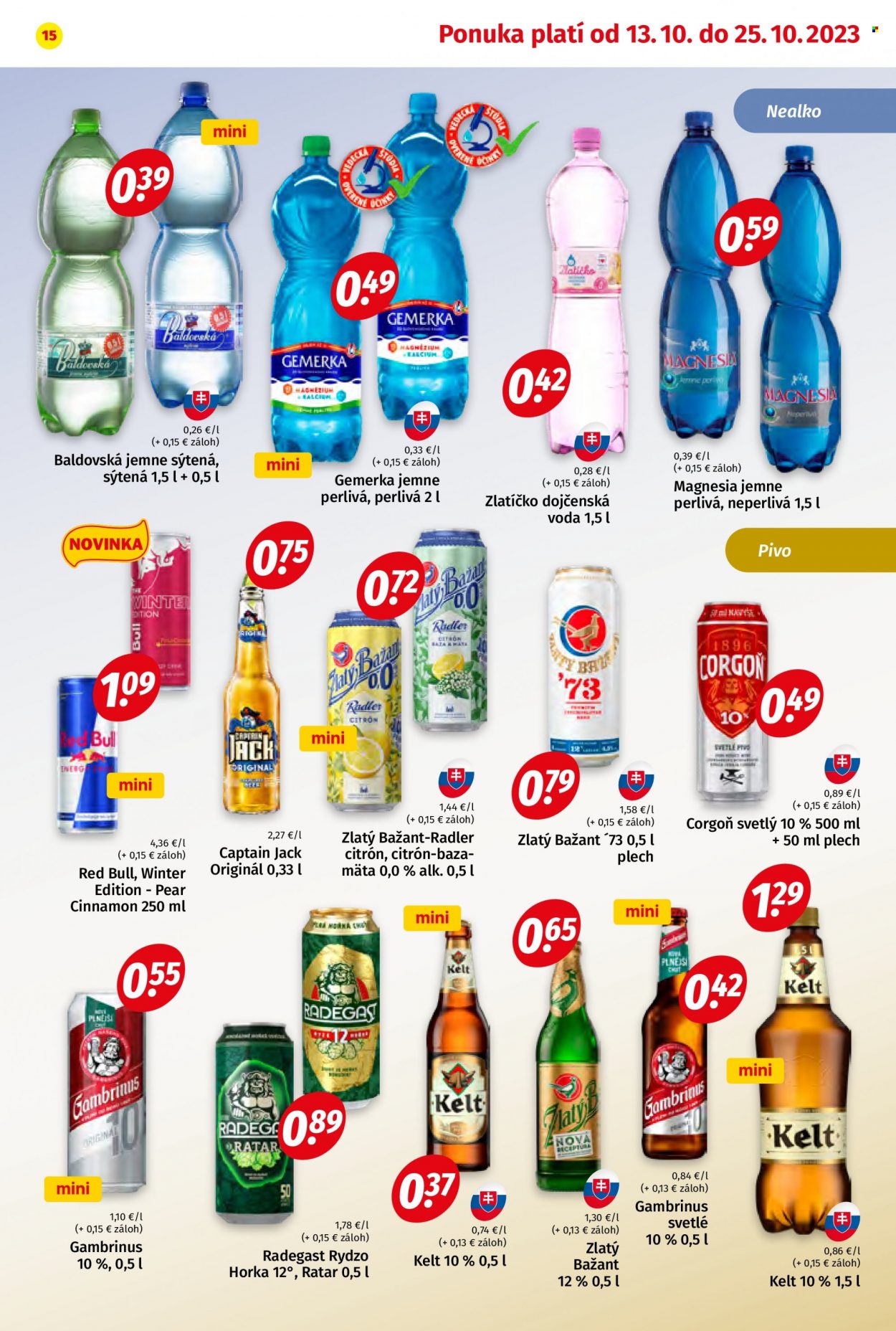 Leták Potraviny KORUNA - 13.10.2023 - 25.10.2023. Strana 15