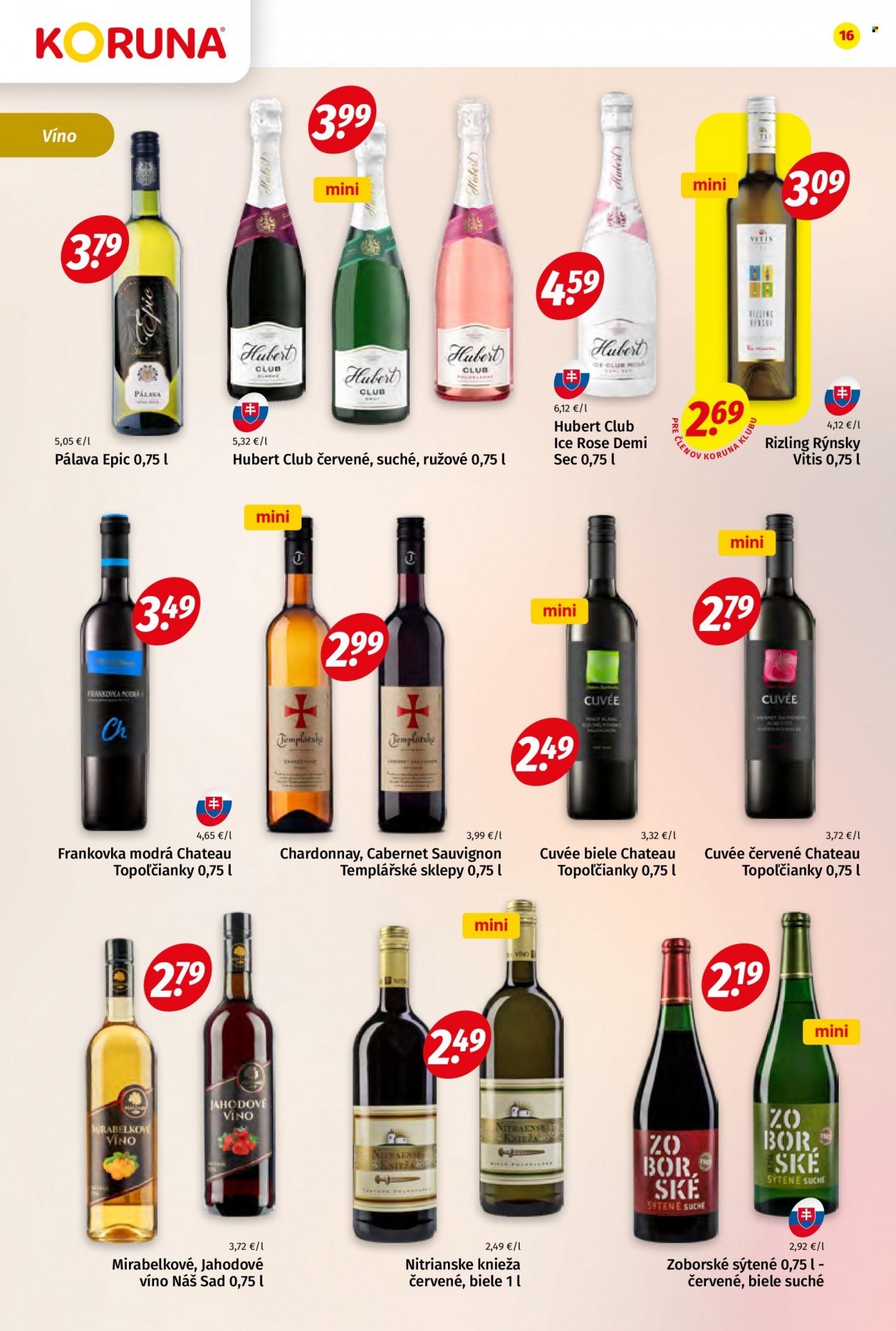 Leták Potraviny KORUNA - 13.10.2023 - 25.10.2023. Strana 16