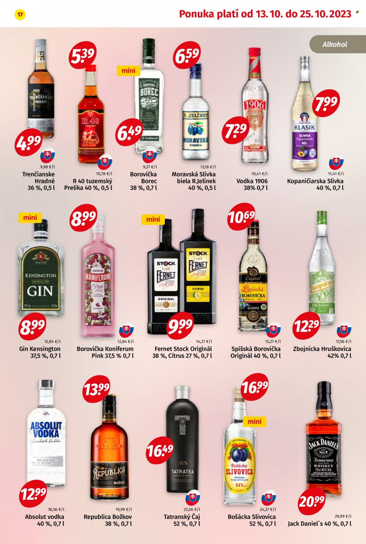 Leták Potraviny KORUNA - 13.10.2023 - 25.10.2023. Strana 17