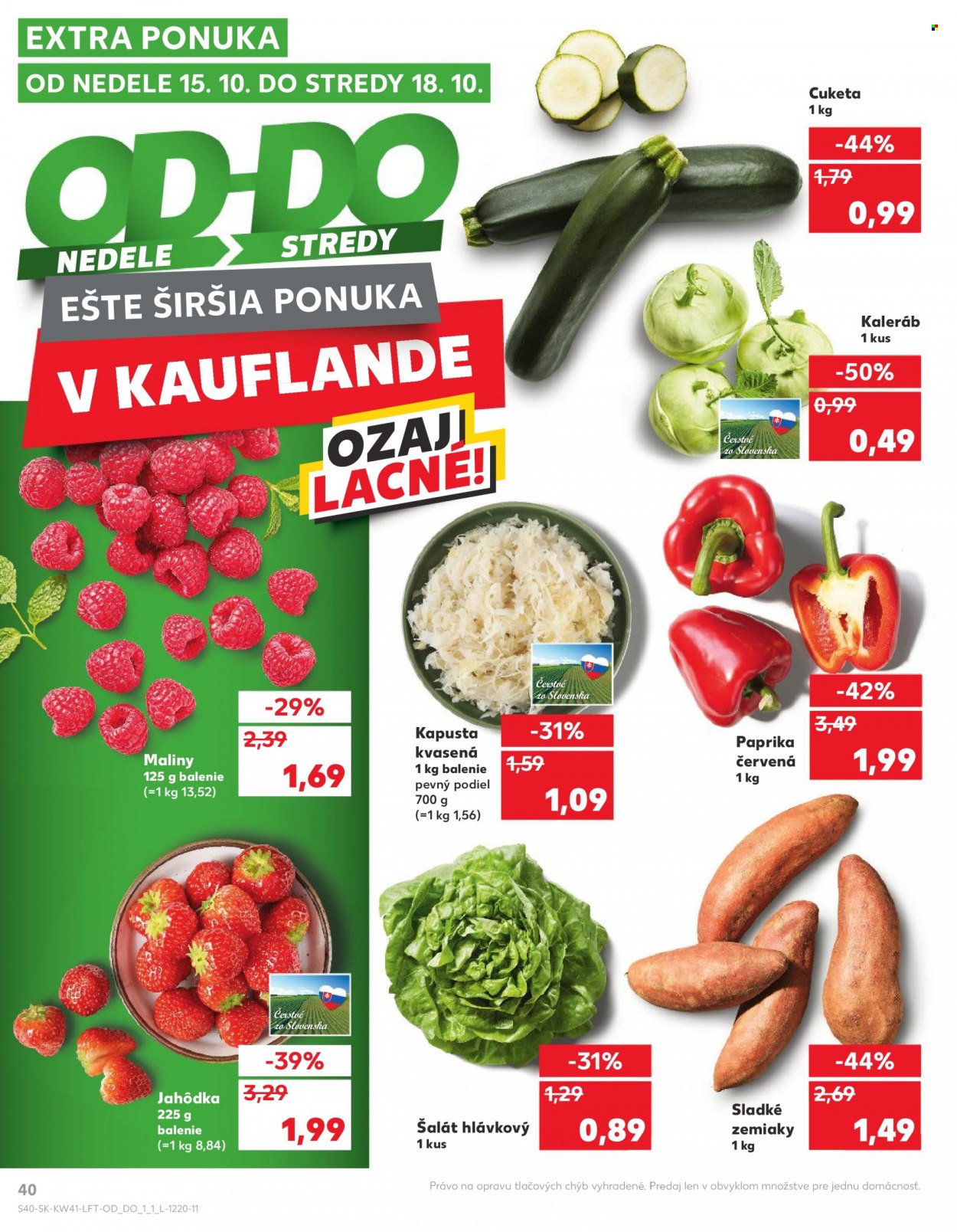 Leták Kaufland - 12.10.2023 - 18.10.2023. Strana 40