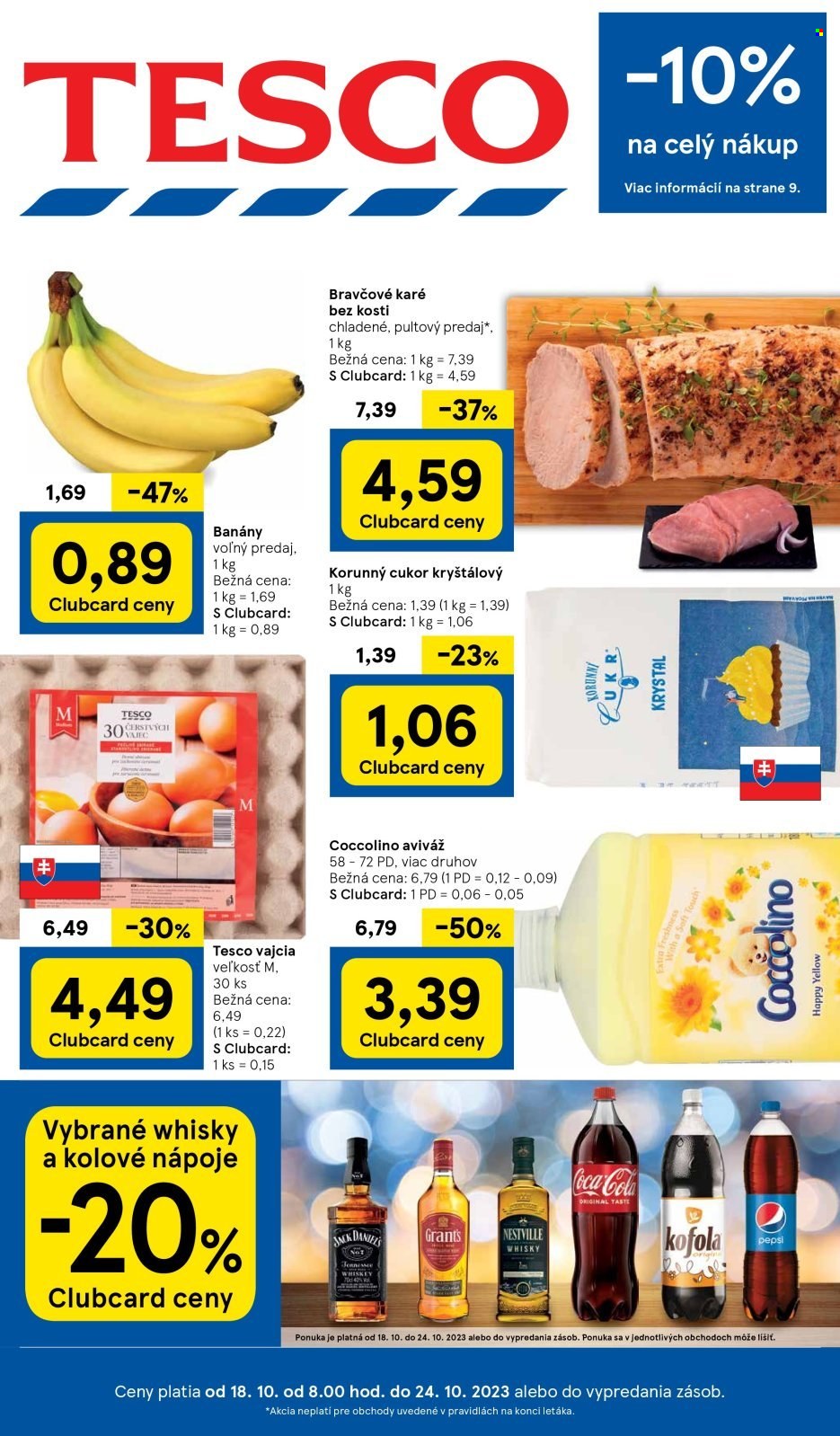 Leták TESCO - 18.10.2023 - 24.10.2023. Strana 1