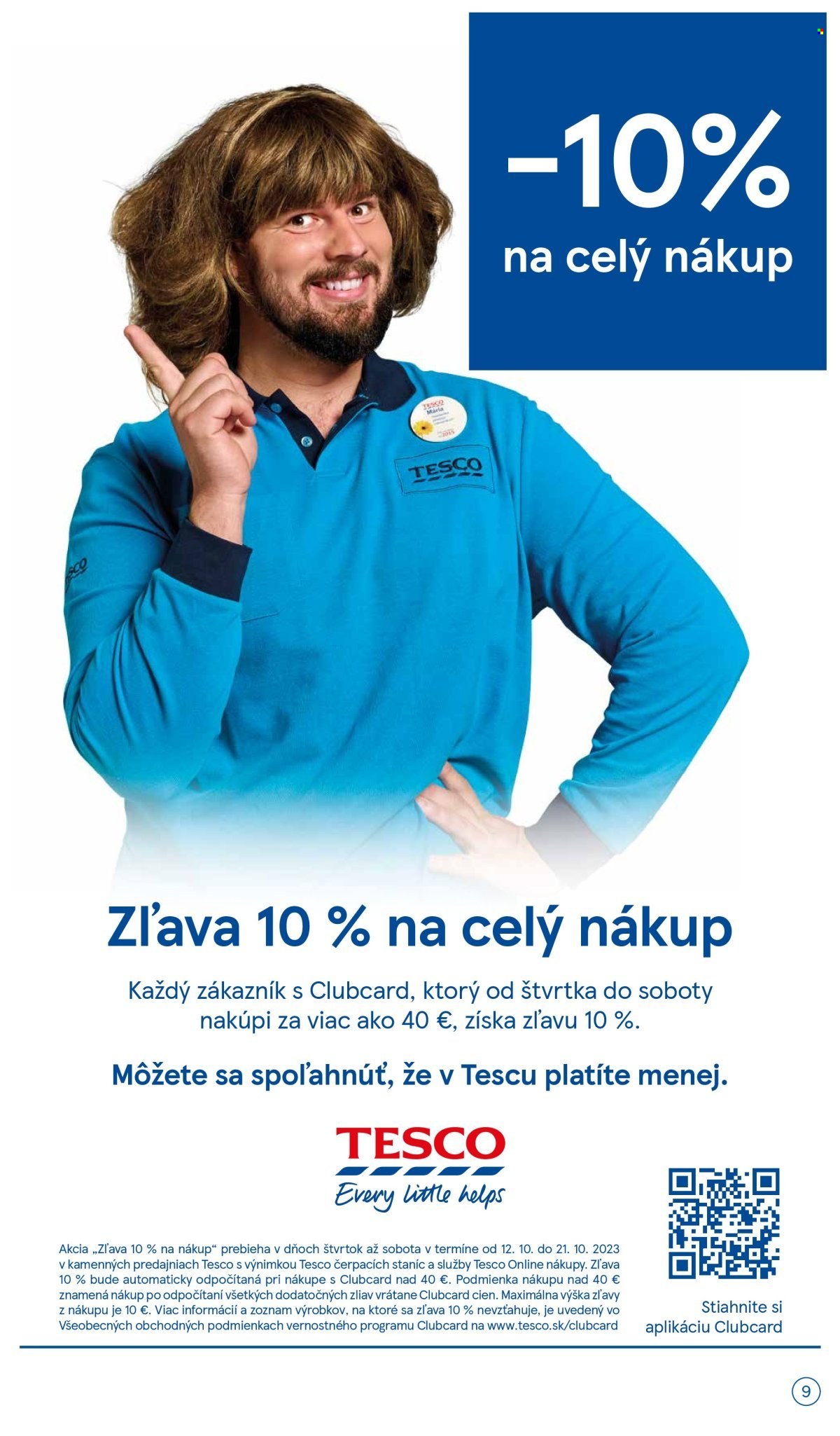 Leták TESCO - 18.10.2023 - 24.10.2023. Strana 9