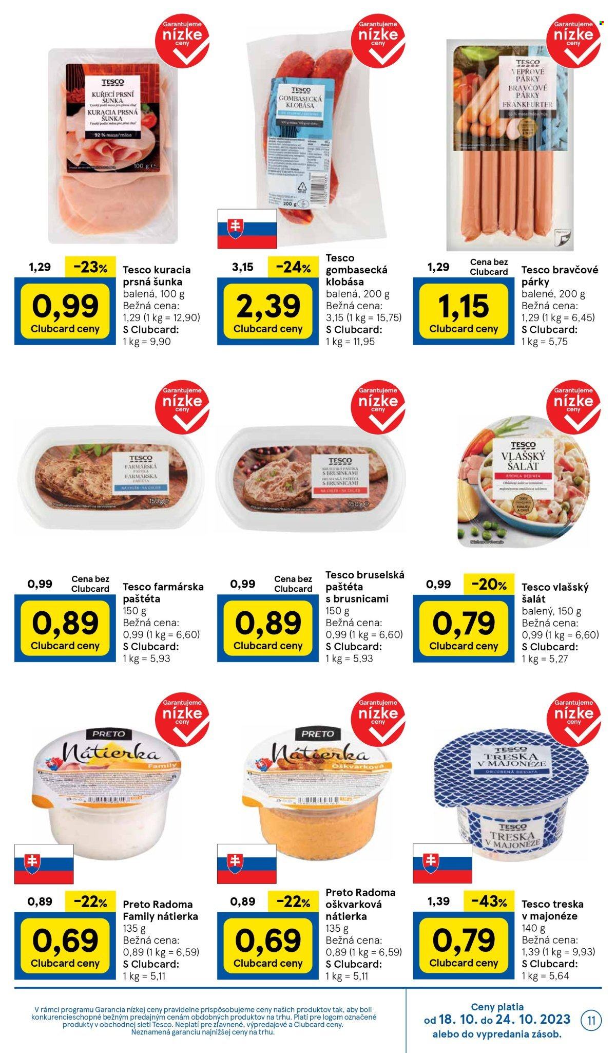 Leták TESCO - 18.10.2023 - 24.10.2023. Strana 11