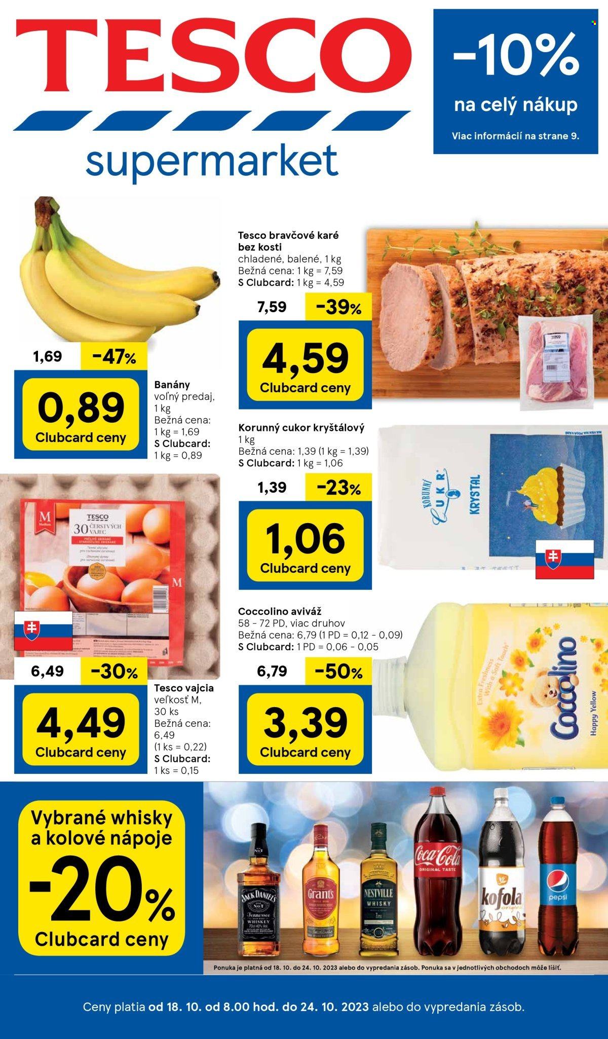 Leták TESCO supermarket - 18.10.2023 - 24.10.2023. Strana 1