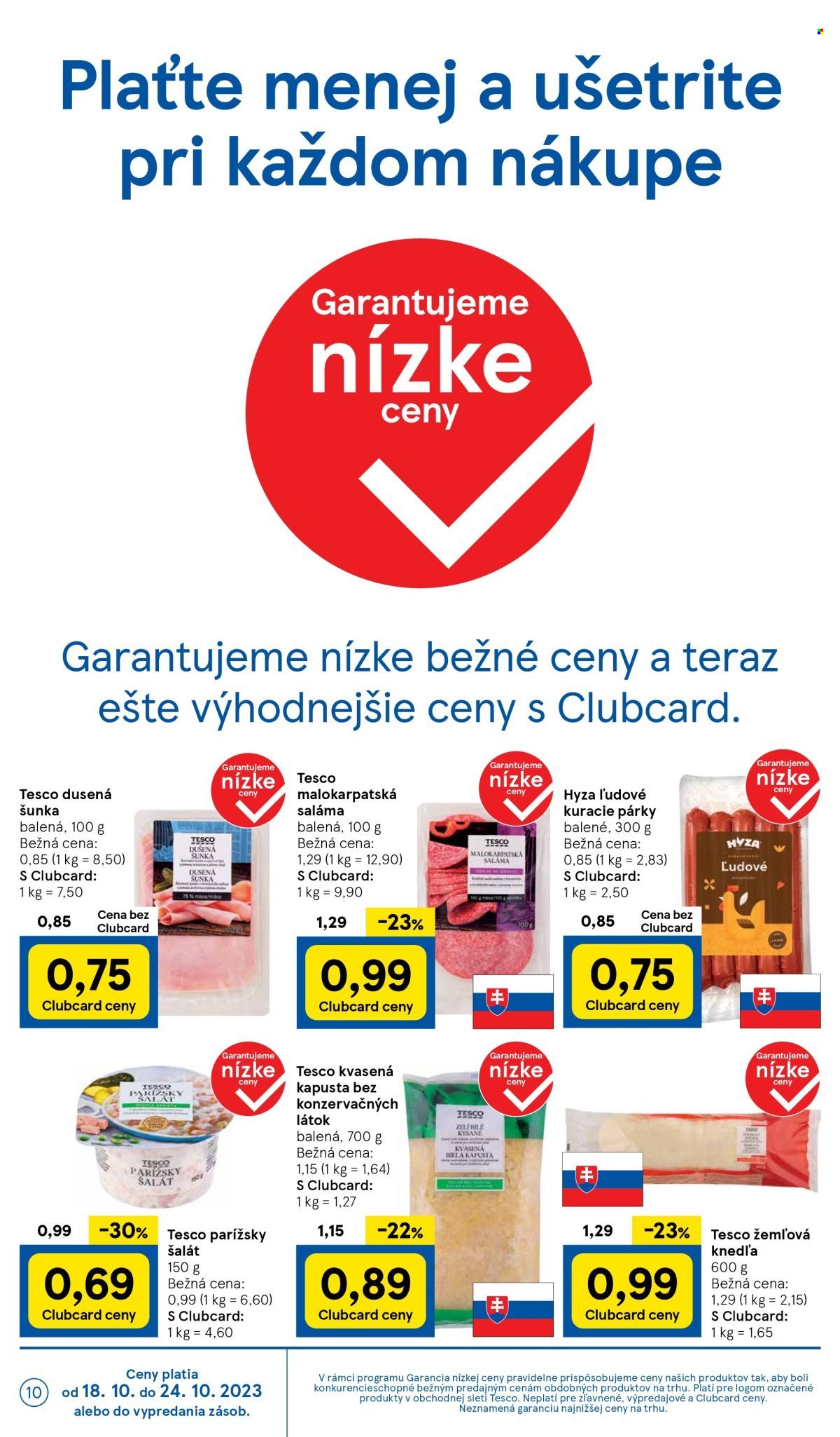 Leták TESCO supermarket - 18.10.2023 - 24.10.2023. Strana 10