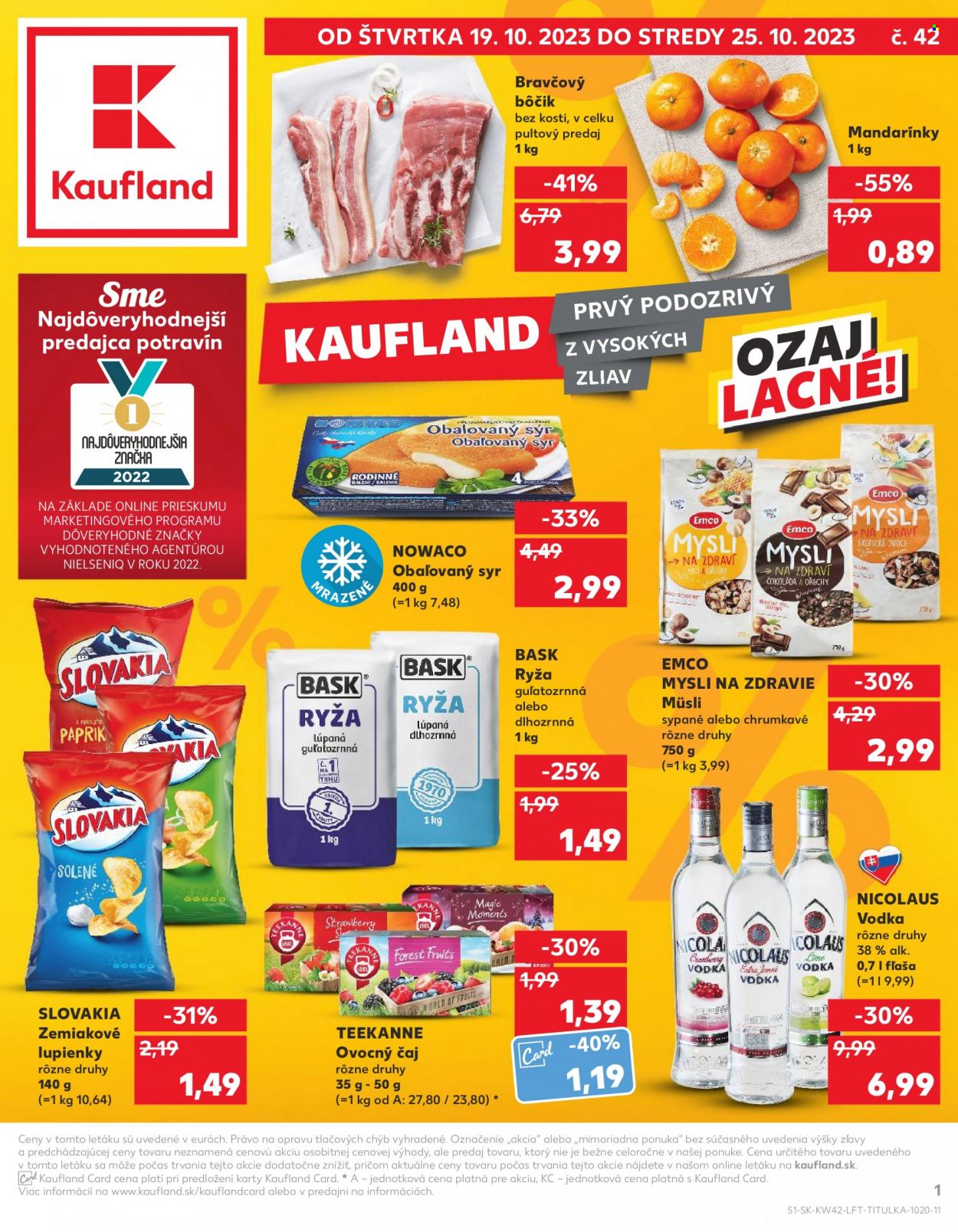 Leták Kaufland - 19.10.2023 - 25.10.2023. Strana 1