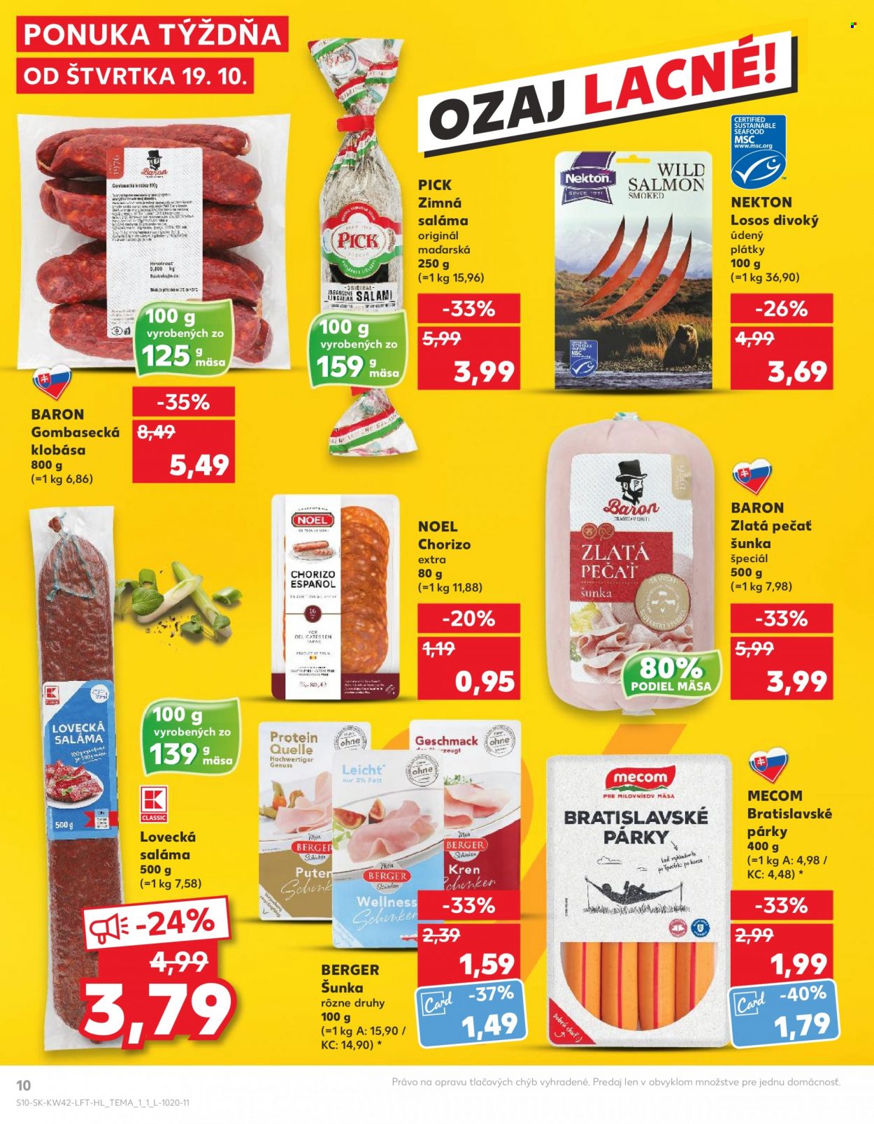 Leták Kaufland - 19.10.2023 - 25.10.2023. Strana 10
