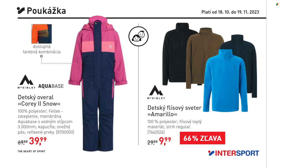Leták Intersport - 18.10.2023 - 19.11.2023. Strana 2