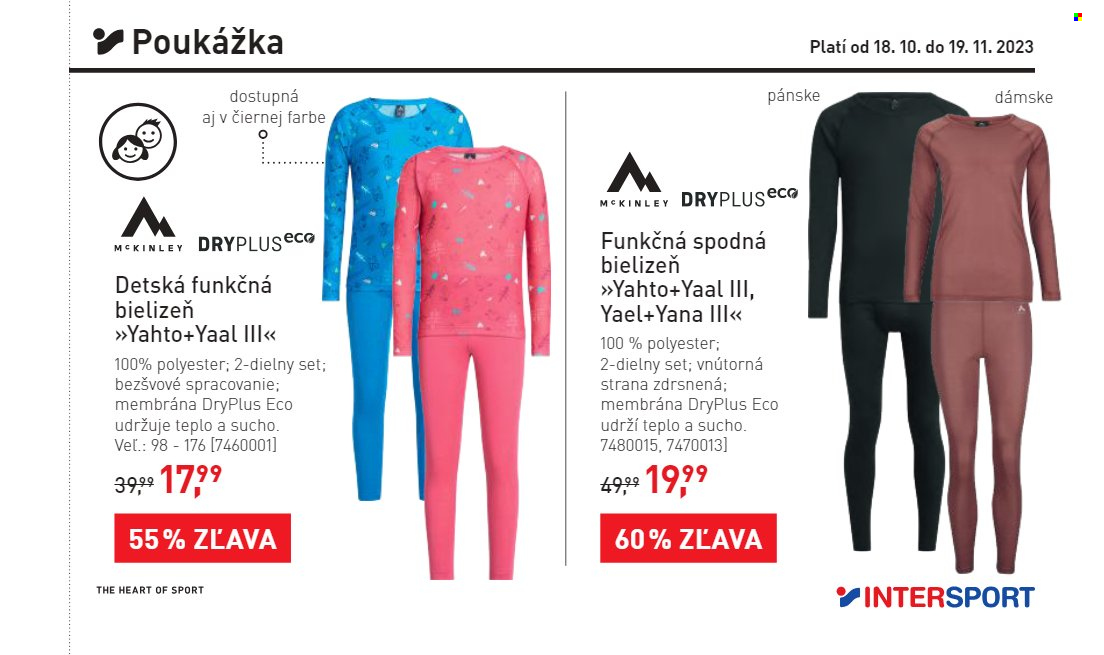 Leták Intersport - 18.10.2023 - 19.11.2023. Strana 3