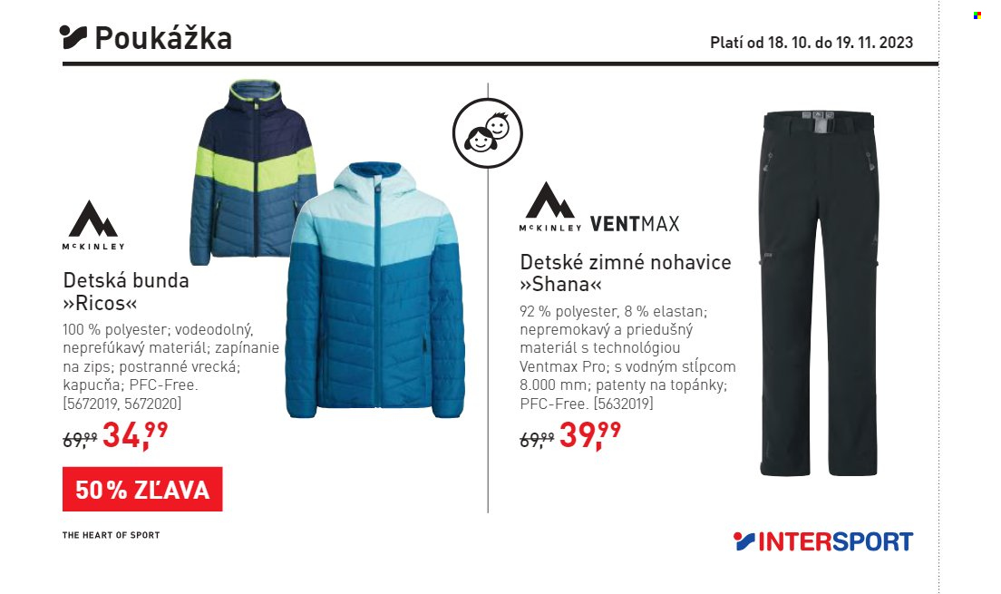 Leták Intersport - 18.10.2023 - 19.11.2023. Strana 4