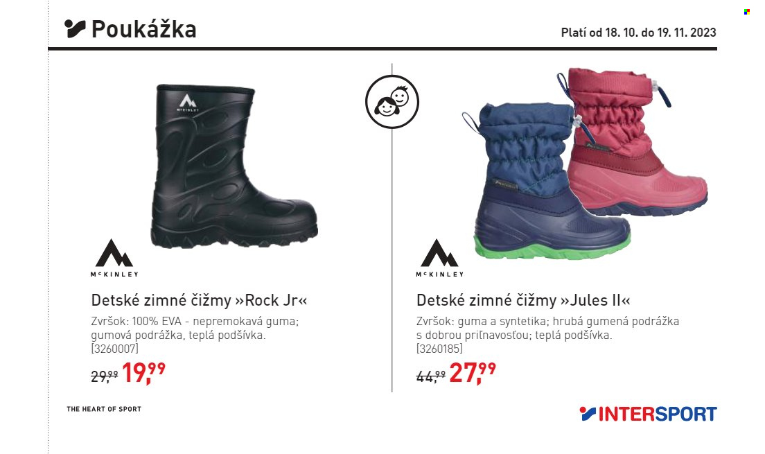 Leták Intersport - 18.10.2023 - 19.11.2023. Strana 9