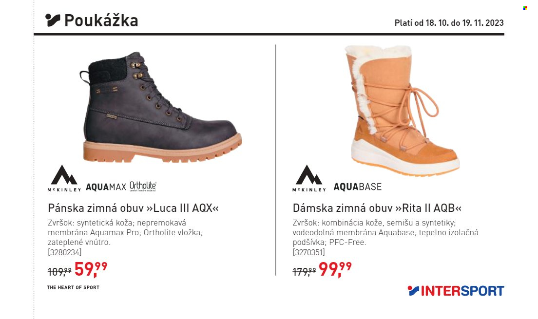 Leták Intersport - 18.10.2023 - 19.11.2023. Strana 11