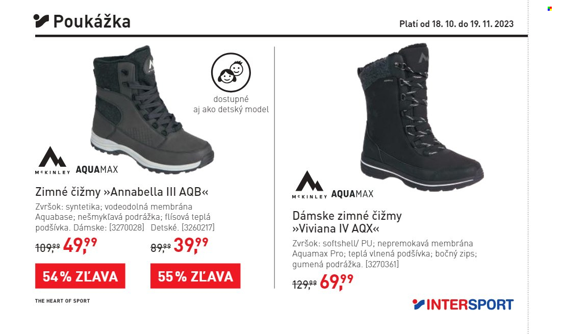Leták Intersport - 18.10.2023 - 19.11.2023. Strana 12