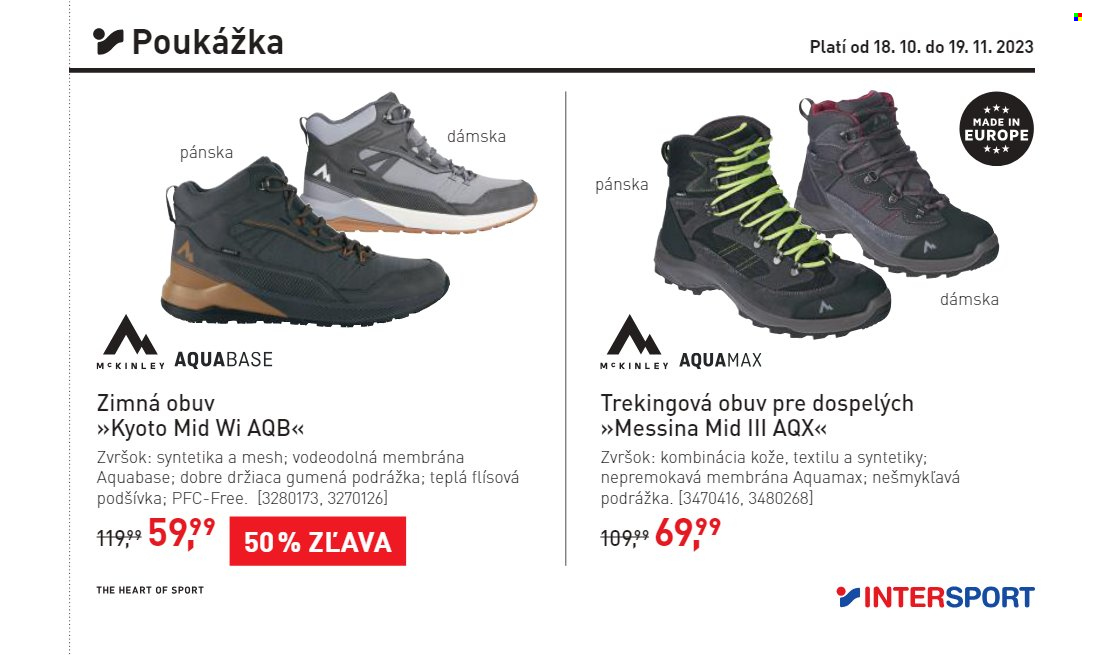 Leták Intersport - 18.10.2023 - 19.11.2023. Strana 13