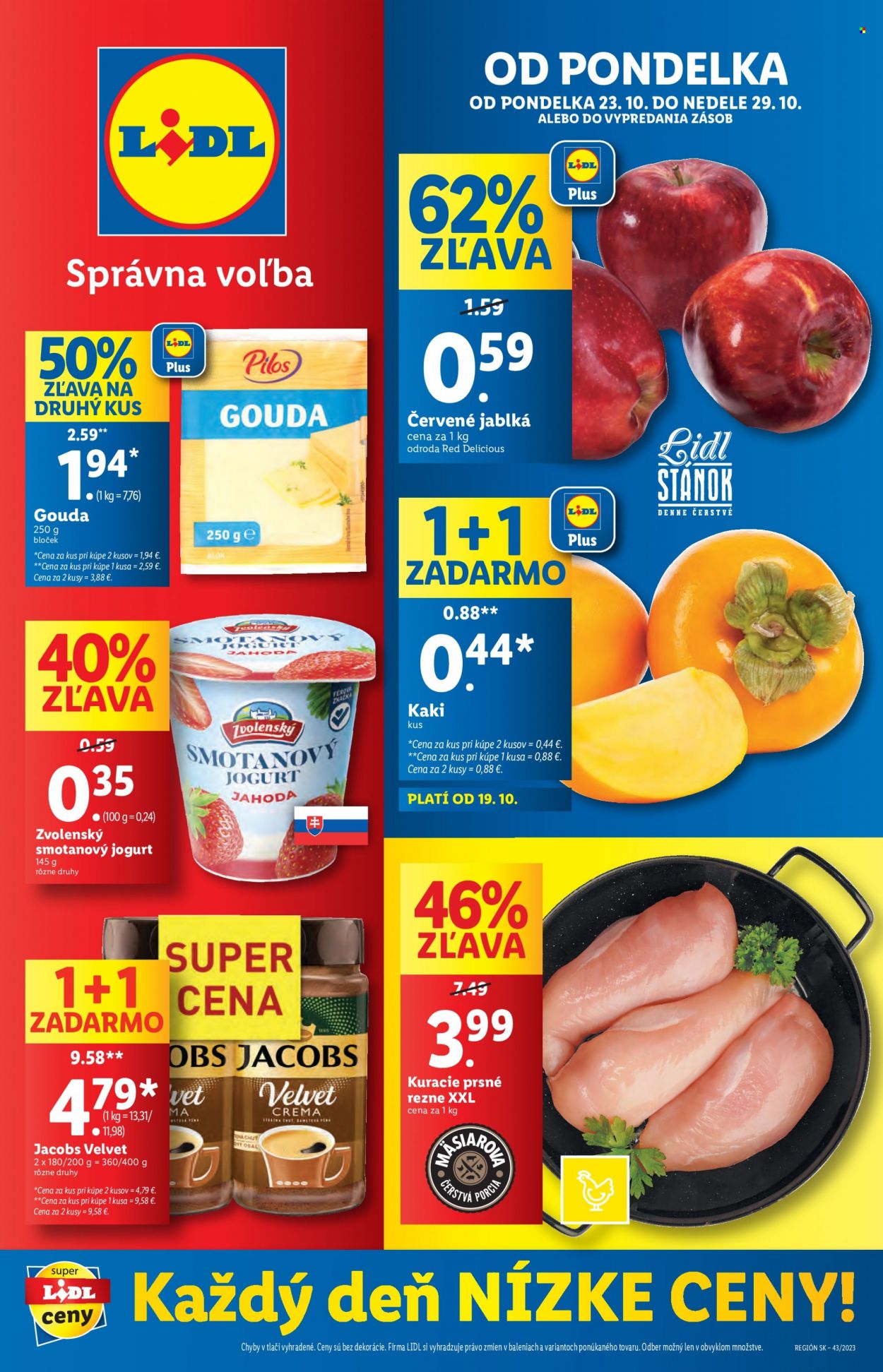 Leták Lidl - 23.10.2023 - 29.10.2023. Strana 1