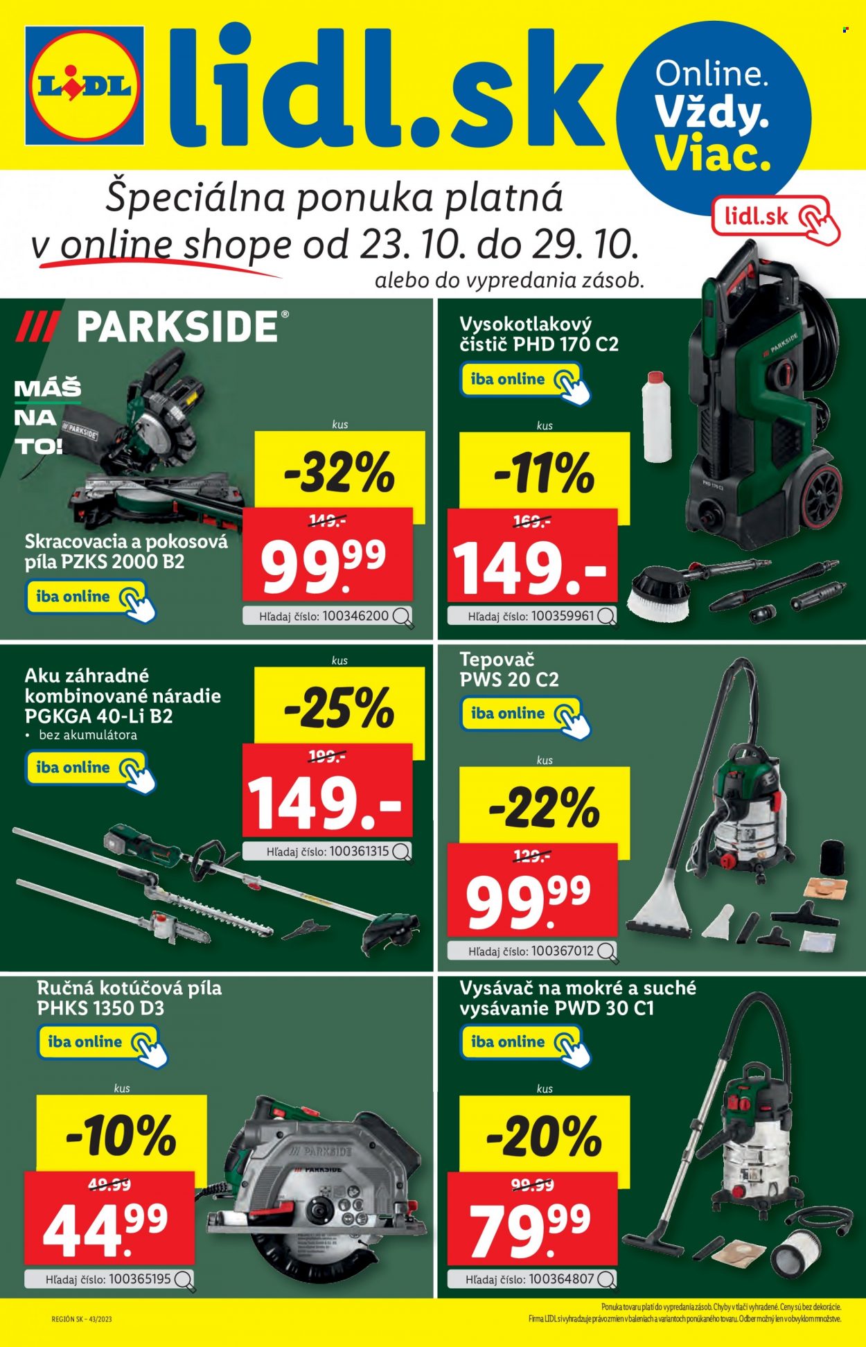 Leták Lidl - 23.10.2023 - 29.10.2023. Strana 45