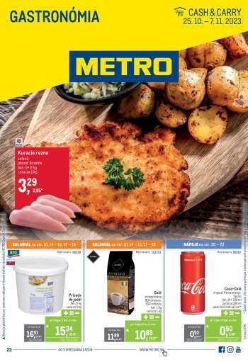 Leták Metro - 25.10.2023 - 7.11.2023.