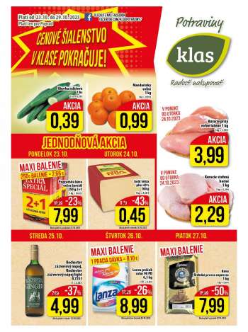 Leták Klas - 23.10.2023 - 29.10.2023.