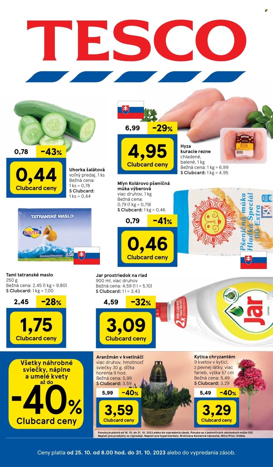 Leták TESCO - 25.10.2023 - 31.10.2023. Strana 1