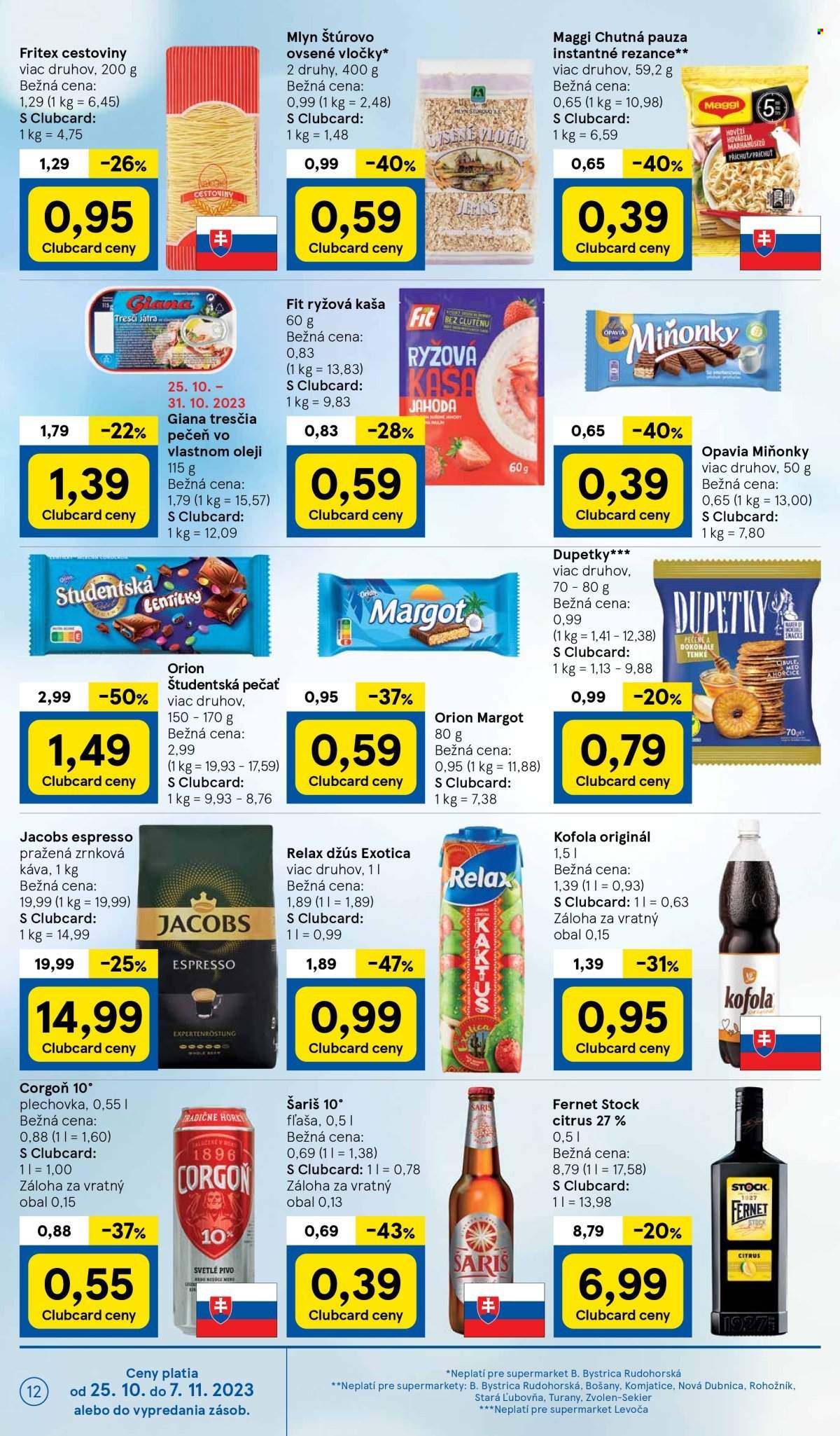Leták TESCO supermarket - 25.10.2023 - 31.10.2023. Strana 12