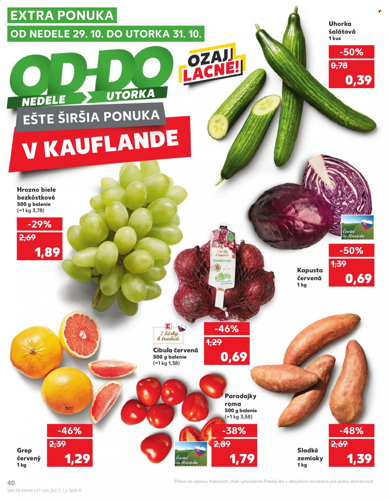 Leták Kaufland - 26.10.2023 - 31.10.2023. Strana 40