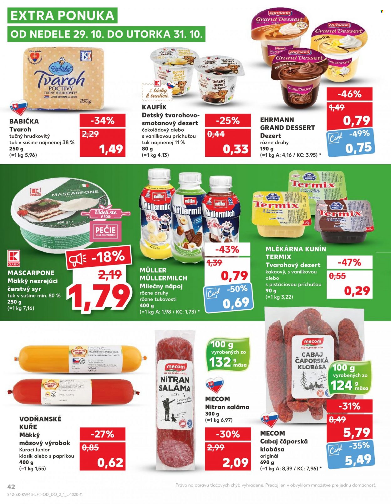 Leták Kaufland - 26.10.2023 - 31.10.2023. Strana 42