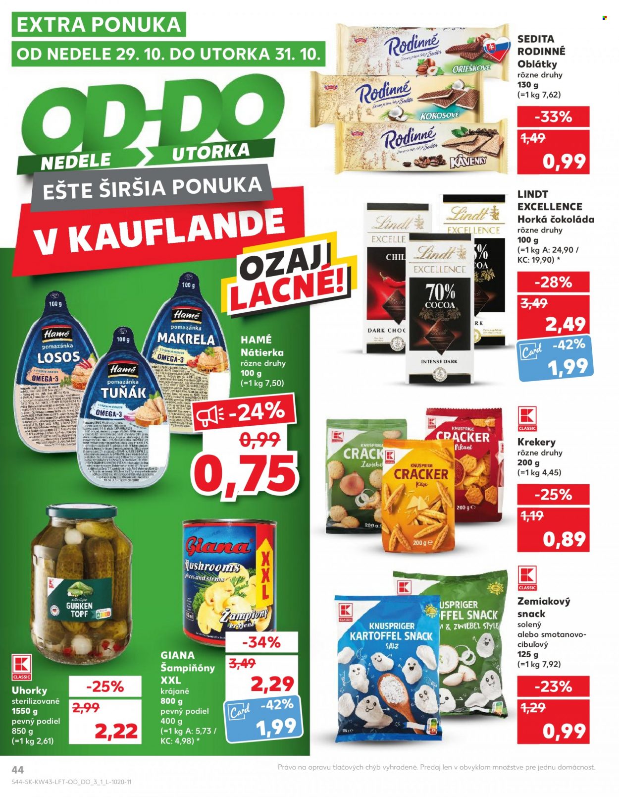 Leták Kaufland - 26.10.2023 - 31.10.2023. Strana 44