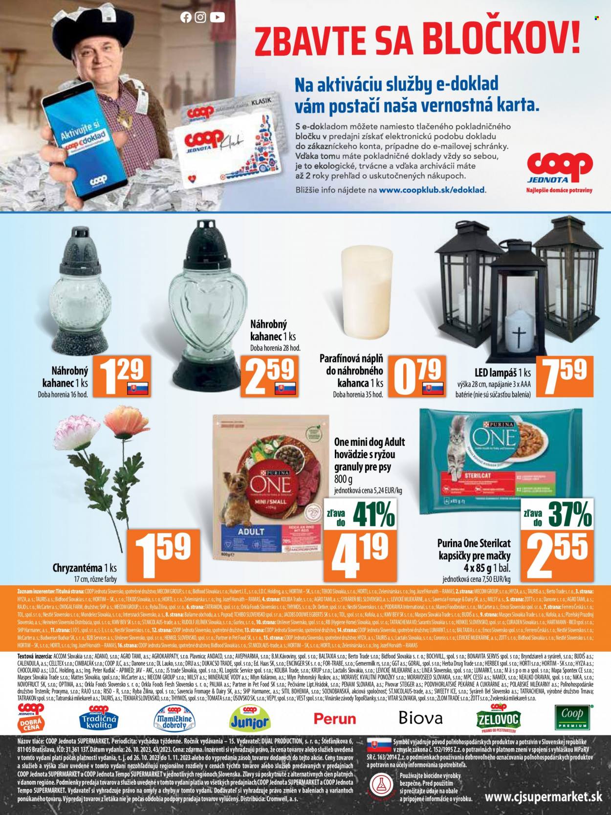 Leták COOP Jednota - 26.10.2023 - 1.11.2023. Strana 11