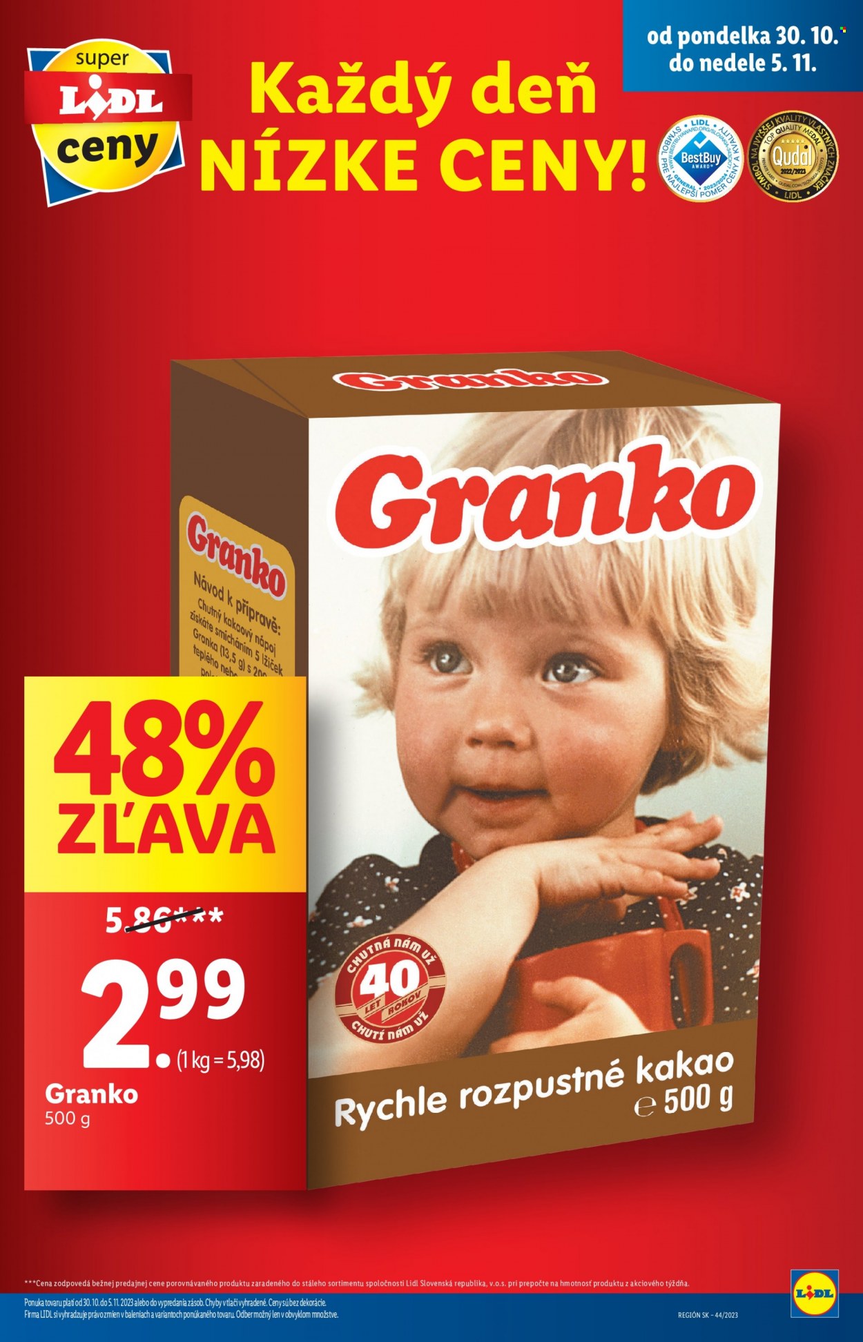 Leták Lidl - 30.10.2023 - 5.11.2023. Strana 4