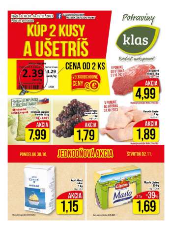 Leták Klas - 30.10.2023 - 5.11.2023.
