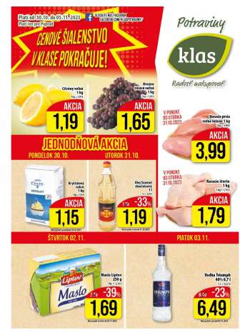 Leták Klas - 30.10.2023 - 5.11.2023.