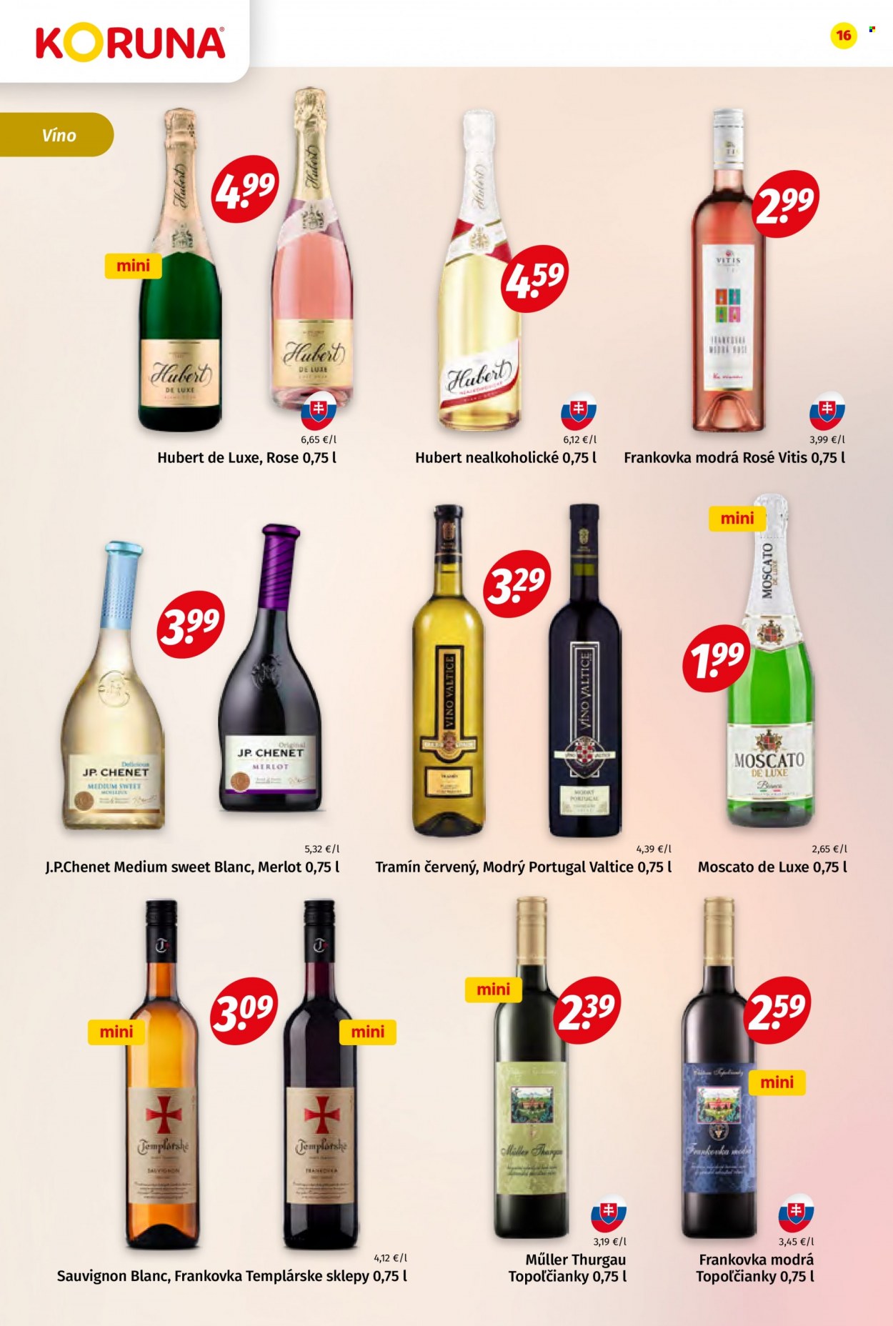 Leták Potraviny KORUNA - 27.10.2023 - 8.11.2023. Strana 16